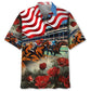 Hawaiian Shirt / Adults / S Horse Racing USA Rose Hawaiian Shirt Pocket