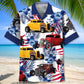 Hot Rod Car Hawaiian Shirt For Island Vacations, Resort Wear, And Relaxed Seasonal Style