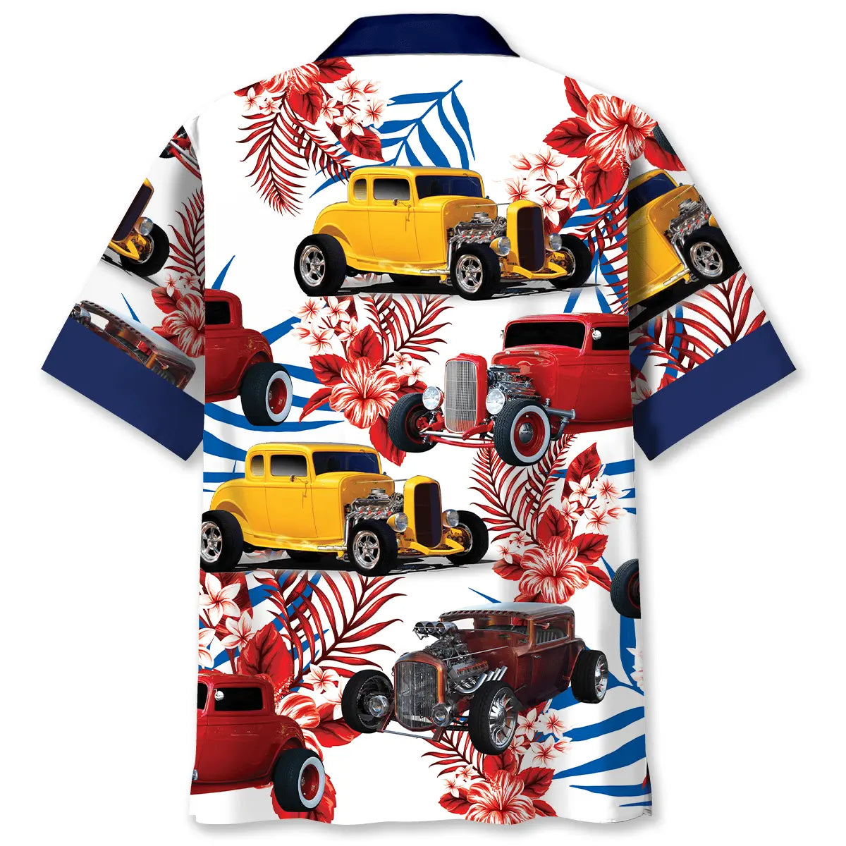 Hot Rod Hawaiian Shirt Red