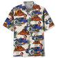 Hot Rod Racing Desert Personalized Photo Hawaiian Shirt For Coastal Travel, Casual Events, And Comfortable Summer Wear