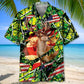 American Hunting Hawaiian Shirt For Island Vacations, Resort Wear, And Relaxed Seasonal Style