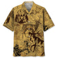 Vintage Hunting Hawaiian Shirt For Tropical Holidays, Outdoor Gatherings, And Everyday Comfort
