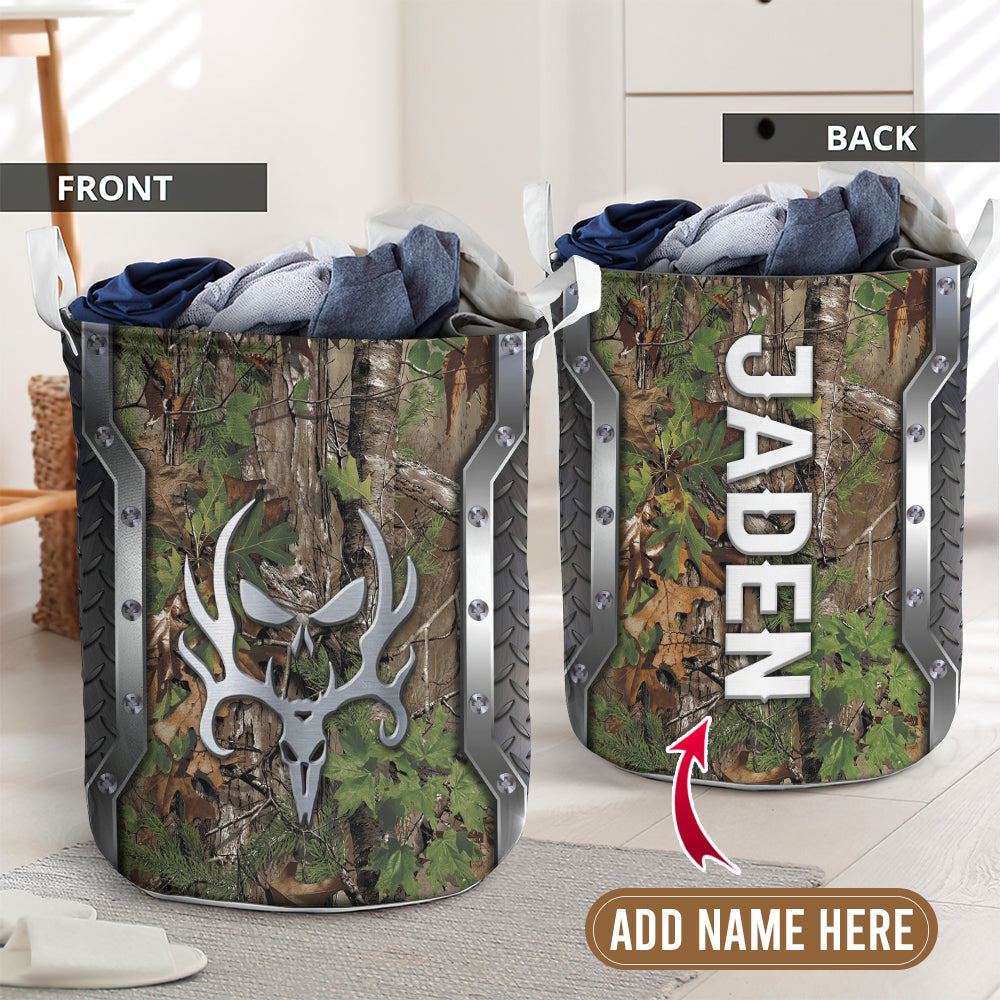 A Hunting Lover Laundry Basket For Bathroom Bedroom Storage