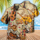 Guitar Hawaiian Shirt With All Over Print For Beach Getaways Resort Outings And Thoughtful Gifting