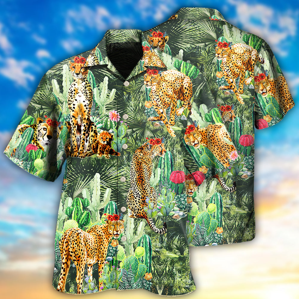 Catamount Cactus Hawaiian Shirt Design View For Resort Travel And Thoughtful Gifting