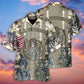 Coastal Windsurfing Activity Hawaiian Shirt Fabric Pattern Detail For Warm Weather Events