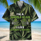 Retro Playful Humor Hawaiian Shirt For Resort Trips, Coastal Parties, And Warm Weather Style