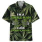 Retro Playful Humor Hawaiian Shirt For Resort Trips, Coastal Parties, And Warm Weather Style