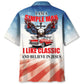 Vintage Classic Faith Hawaiian Shirt For Resort Trips, Coastal Parties, And Warm Weather Style
