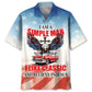 Vintage Classic Faith Hawaiian Shirt For Resort Trips, Coastal Parties, And Warm Weather Style