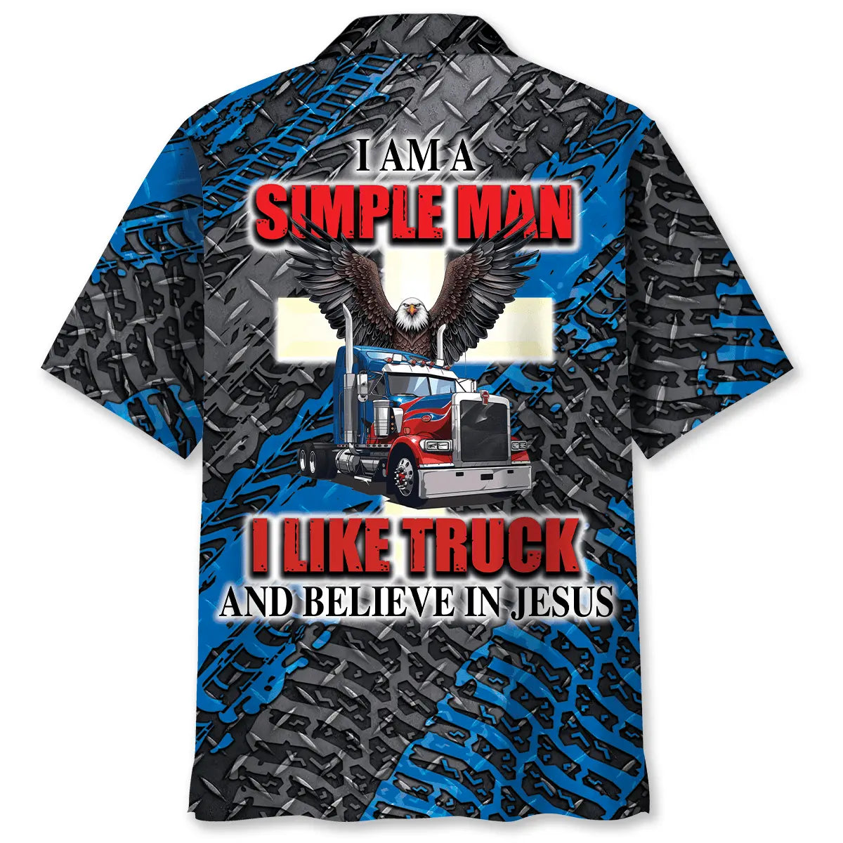 Classic Truck Faith Hawaiian Shirt For Racing Fans, Summer Outings, And Relaxed Vacation Wear