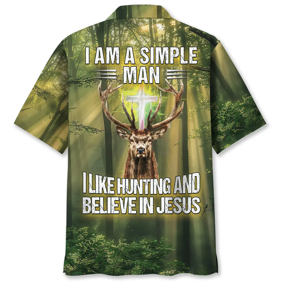 Hunting Faith Hawaiian Shirt For Island Vacations, Resort Wear, And Relaxed Seasonal Style
