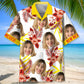 Mexico Wife Personalized Photo Hawaiian Shirt For Tropical Holidays, Outdoor Gatherings, And Everyday Comfort