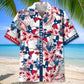 Texas Pride Hawaiian Shirt For Coastal Travel, Casual Events, And Comfortable Summer Wear