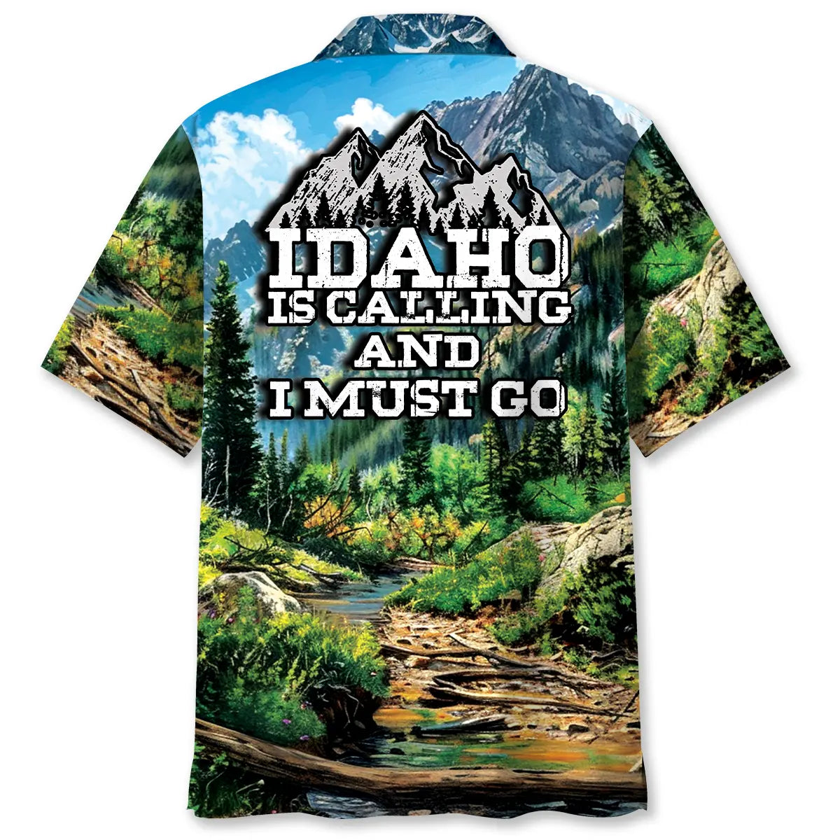 Idaho Outdoor Adventure Hawaiian Shirt For Beach Days, Summer Outings, And Thoughtful Gift Giving