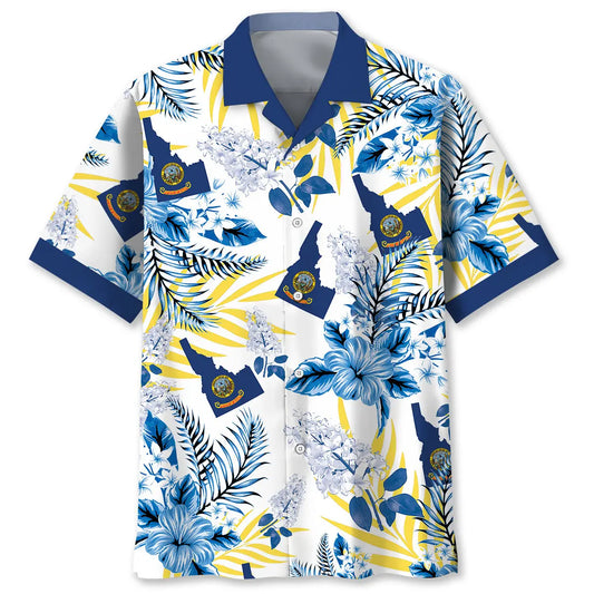 Idaho Proud Hawaiian Shirt For Island Vacations, Resort Wear, And Relaxed Seasonal Style