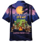 Funny Camping Friends Hawaiian Shirt For Outdoor Relaxation, Island Trips, And Warm Weather Activities