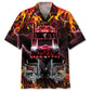 Skilled Trucker Gear Shift Humor Hawaiian Shirt For Summer Vacation, Beach Travel, And Casual Wear