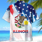 Illinois State Love Hawaiian Shirt