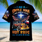 I'm A Simple Man Born In Texas Like Hot Rods And Believe Jesus Hawaiian Shirt