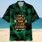 Retro Playful Humor Hawaiian Shirt For Summer Vacation, Beach Travel, And Casual Wear