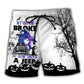 Halloween Witch Broom Broke Fun Beach Shorts For Coastal Adventures And Relaxed Summer Wear