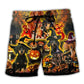 Halloween Night Funny Dachshund Dog Beach Shorts For Outdoor Adventures And Thoughtful Seasonal Gifts