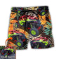 Off Road Vehicle Tropical Personalized Photo Beach Shorts Design View For Comfortable Resort And Beach Styling