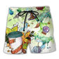 Halloween Witch Needs Coffee Beach Shorts For Resort Travel And Thoughtful Summer Gifting