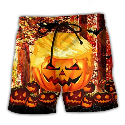 Halloween Fun Celebration Beach Shorts Design View For Summer Events And Coastal Getaways