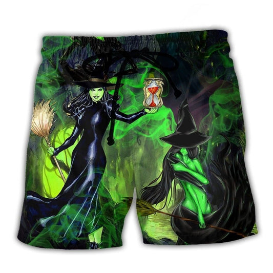 Halloween Be A Witch Princess World Beach Shorts For Tropical Getaways And Weekend Adventures