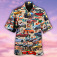 Tropical Car Summer Island Hawaiian Shirt For Vacation Days And Relaxed Coastal Outings