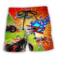 Motorcycle Airplane Lover Beach Shorts For Resort Travel And Thoughtful Summer Gifting