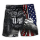 USA Patriotic Unity Tribute Beach Shorts Design Detail For Weekend Getaways And Beach Days
