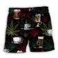 Coffee And Weed I Like Coffee Beach Shorts For Beach Trips And Relaxed Vacation Styling
