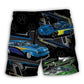 Racing Dog Drag Racing Lover Beach Shorts For Outdoor Adventures And Thoughtful Seasonal Gifts