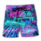 Audio Engineer Neon Beach Shorts Print View For Coastal Escapes And Casual Outings
