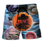 Fishing Lover Funny Hobby Beach Shorts Design Detail For Weekend Getaways And Beach Days
