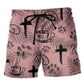 Coffee Jesus Dog Health Beach Shorts For Sunny Holidays And Comfortable Daily Styling