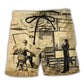 Architect A Day In Life Beach Shorts Design Detail For Casual Warm Weather Outfits