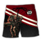 Veteran You May See Me Struggle Beach Shorts Pattern View For Vacation Travel And Outdoor Fun