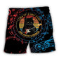 Guitar Cats And Bass Music Beach Shorts Print View For Coastal Escapes And Casual Outings
