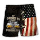 Darts Independence Day Drinking Team Beach Shorts Design Detail For Casual Warm Weather Outfits