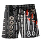 Mechanic Toolbox Amazing Beach Shorts For Tropical Getaways And Weekend Adventures