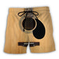 Guitar Dog Lover Fun Beach Shorts Design View For Poolside Relaxation And Holiday Trips