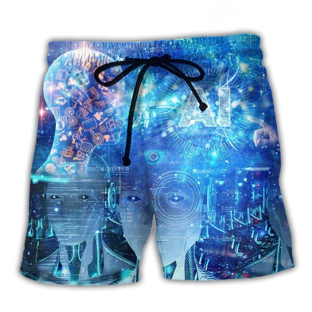 Artificial Intelligence Beginner Guide Beach Shorts For Outdoor Adventures And Thoughtful Seasonal Gifts