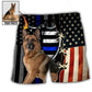 German Shepherd Personalized Photo Beach Shorts For Coastal Adventures And Relaxed Summer Wear