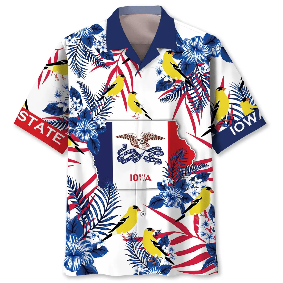 Iowa Proud Hawaiian Shirt For Tropical Holidays, Outdoor Gatherings, And Everyday Comfort
