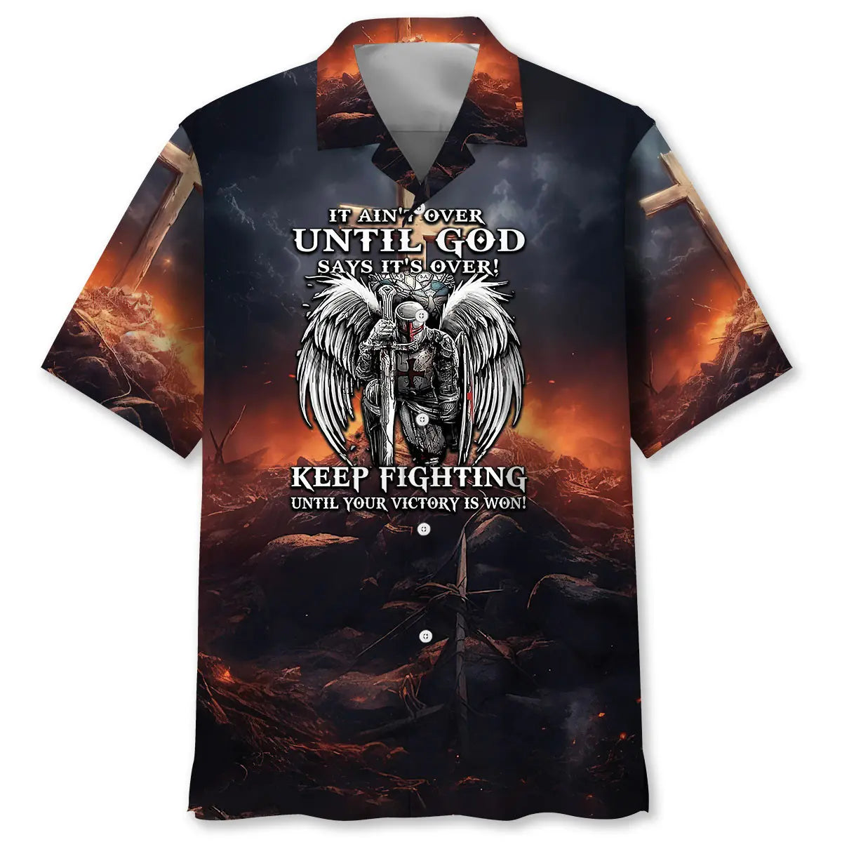 Faith Perseverance Hawaiian Shirt For Island Vacations, Resort Wear, And Relaxed Seasonal Style