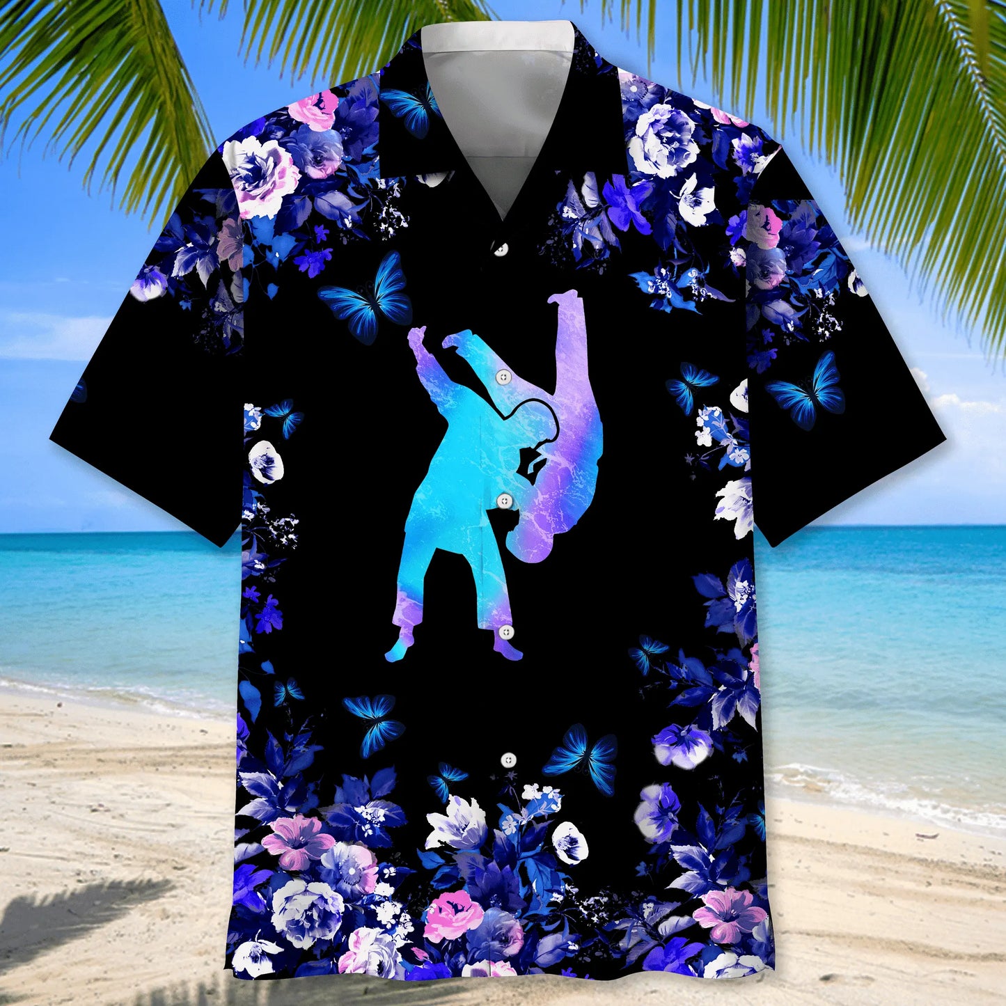 Judo Nature Hawaiian Shirt For Tropical Holidays, Outdoor Gatherings, And Everyday Comfort
